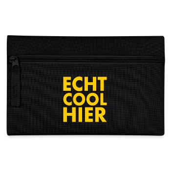 Echt cool hier - Federtasche - Schwarz - Vorne