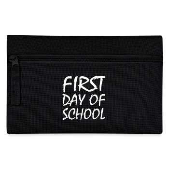 First day of school - Pencil Case - black - Front