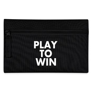 Play to win - Pencil Case - black - Front