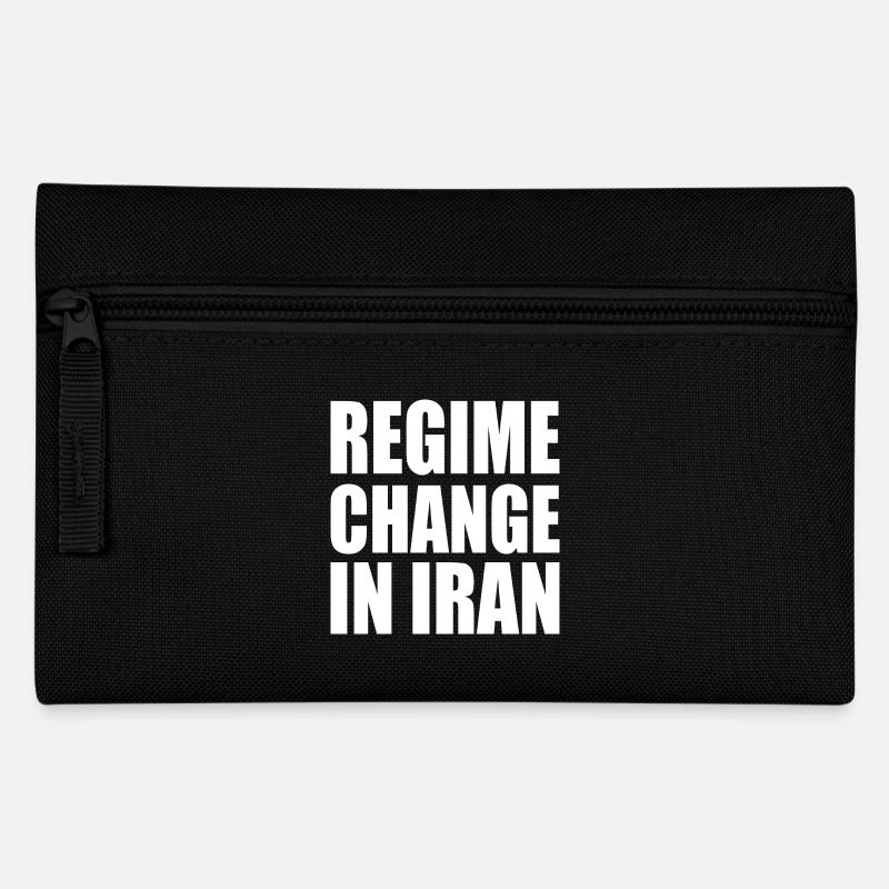 Regime change in iran - Federtasche - Schwarz