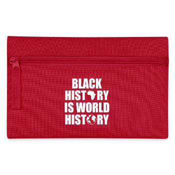 Black history is world history - Trousse - rouge - Devant