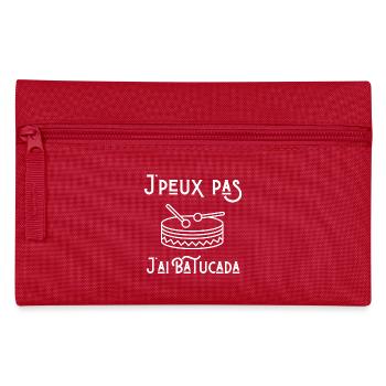 Batucada, joueur de batucada, percussion - Trousse - rouge - Devant