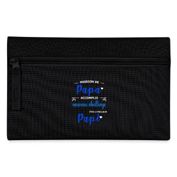 Mission de papa accomplie nouveau challenge être  - Trousse - noir - Devant