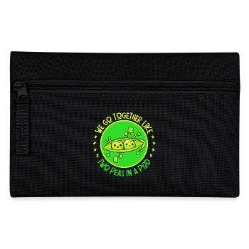 lovers, lovebirds, sincere love - Pencil Case - black - Front