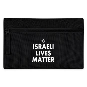 Israeli LIVES MATTER - Pencil Case - black - Front
