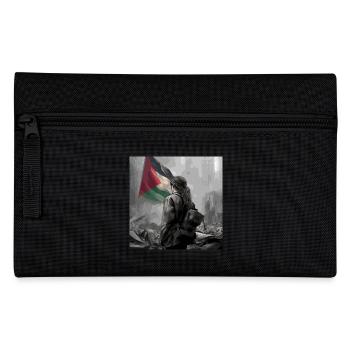 Freedom Free Palestine - Federtasche - Schwarz - Vorne