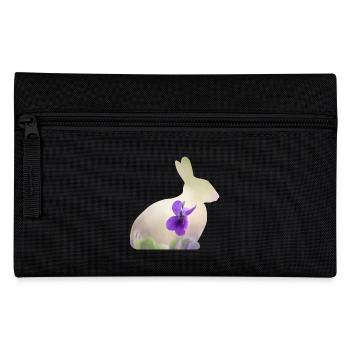 Hase Kaninchen - Federtasche - Schwarz - Vorne