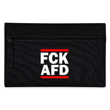 Fck afd - Federtasche - Schwarz - Vorne