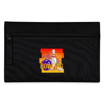 Bowling - Federtasche - Schwarz - Vorne