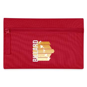 Billard - Federtasche - Rot - Vorne