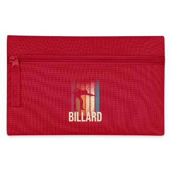 Billard - Federtasche - Rot - Vorne