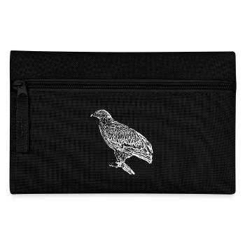 Wanderfalke, Falke, Falke, Vogel, Raubfalke, Falke - Federtasche - Schwarz - Vorne