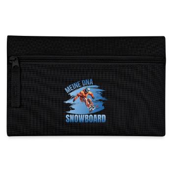 Meine DNA - Snowboard - Federtasche - Schwarz - Vorne