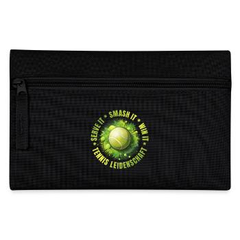 Serve it - Smash it - win it - Federtasche - Schwarz - Vorne