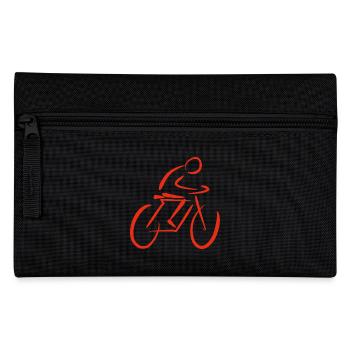 Fahrrad Stilisiert - Federtasche - Schwarz - Vorne