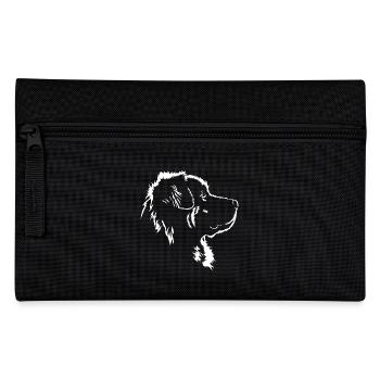 Leonberger Silhouette Dog Dog Wilsigns - Pencil Case - black - Front