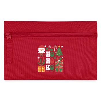 Ensemble d’icônes de Noël festif pour vêtements - Trousse - rouge - Devant