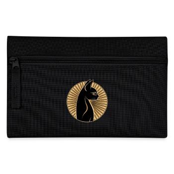 Egyptian Cat - Pencil Case - black - Front