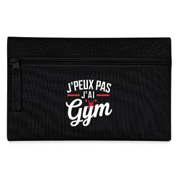 Ich kann nicht, ich habe ein Fitnessstudio - Federtasche - Schwarz - Vorne