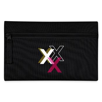 Buchstabe X - Federtasche - Schwarz - Vorne