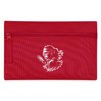 Lacrosse player - Pencil Case - red - Front