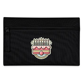 Happy 30th Birthday Cake Design - Pencil Case - black - Front