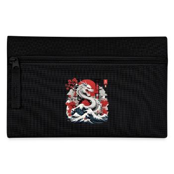 Japanese Dragon - Pencil Case - black - Front