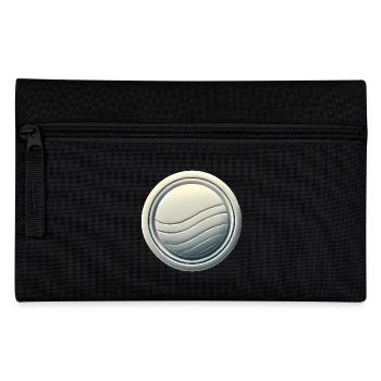 Modernes Abzeichen-Emblem-Design - Federtasche - Schwarz - Vorne