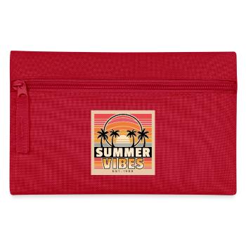 Summer Vibes mit Insel-Feeling als Geschenkidee - Federtasche - Rot - Vorne