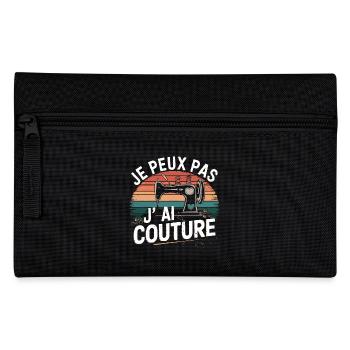 La Couture, Ma Passion - Look Vintage Authentique - Trousse - noir - Devant