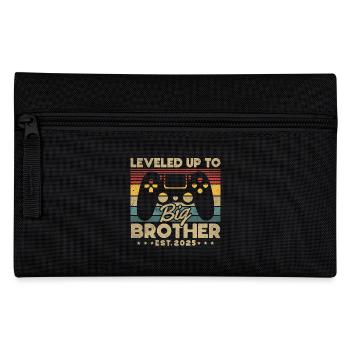 Promoted to big brother in 2025 - Pencil Case - black - Front