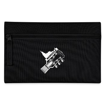 Nashville Tennessee USA Gitarre Skyline Musik - Federtasche - Schwarz - Vorne