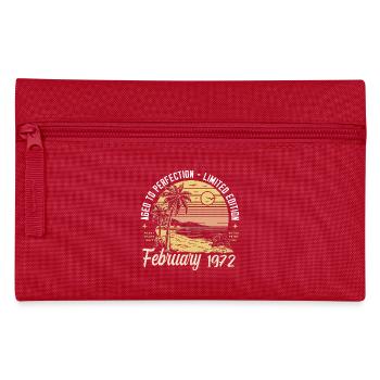 53rd birthday - Legend since February 1972 - Pencil Case - red - Front