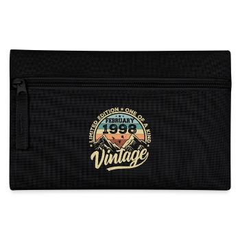 Février 1998 Vintage Rétro, Février 1998 Cadeau - Trousse - noir - Devant