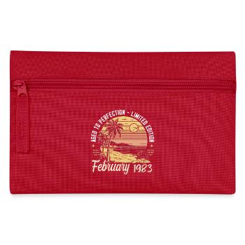 42nd birthday - Legend since February 1983 - Pencil Case - red - Front