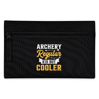Archery Kid Like A Regular Kid But Cooler - Federtasche - Schwarz - Vorne