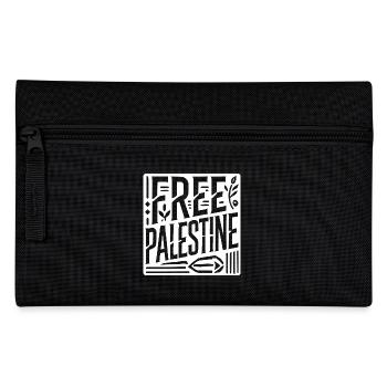 Free palestine - Trousse - noir - Devant