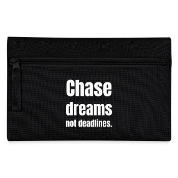 Chase dreams no deadlines - Federtasche - Schwarz - Vorne