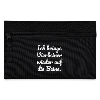 Veterinarians and nurses - Pencil Case - black - Front