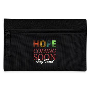 L’espoir arrive bientôt Restez à l’écoute - Trousse - noir - Devant