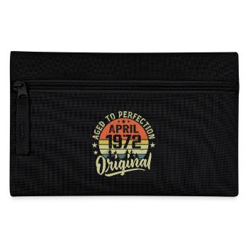 Anniversaire Avril 1972 - Idée Cadeau Avril 1972 - Trousse - noir - Devant
