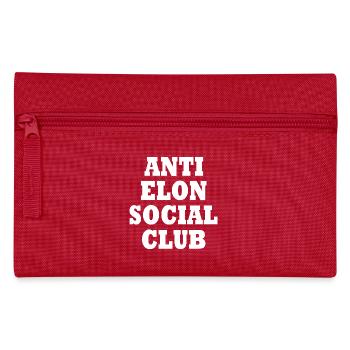 anti elon social club - Federtasche - Rot - Vorne
