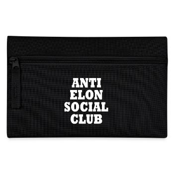 anti elon social club - Trousse - noir - Devant