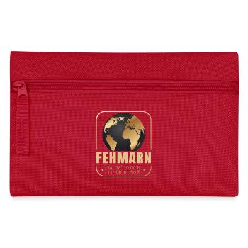 Fehmarn - Federtasche - Rot - Vorne