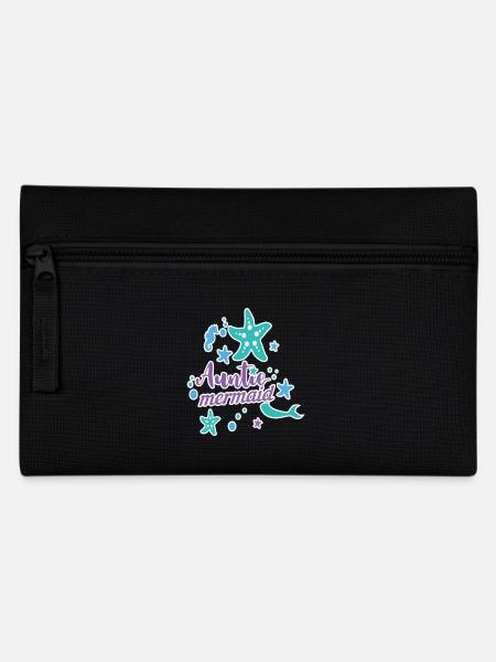 Auntie Mermaid - Pencil Case - black