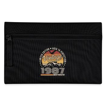 1987 38th Anniversary Gift 1987 Vintage 1987 - Pencil Case - black - Front
