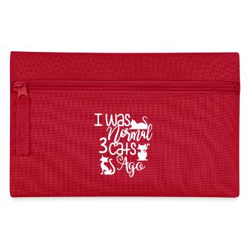 Proud Cat Owner - Pencil Case - red - Front