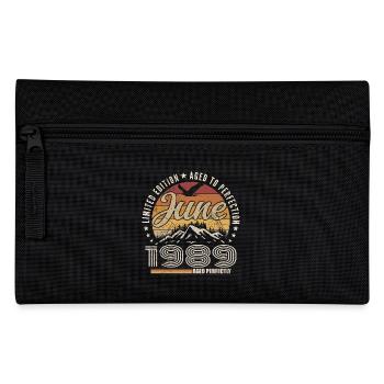 June 1989 36th Anniversary Gift June 1989 Retro - Pencil Case - black - Front