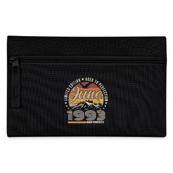 June 1993 Gift 32nd Anniversary June 1993 Retro - Pencil Case - black - Front
