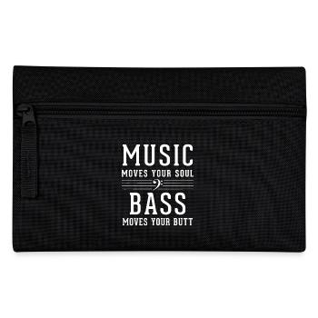 Music Moves Your Soul - Pencil Case - black - Front